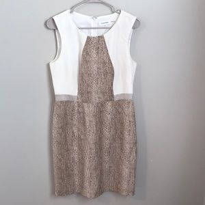 Calvin Klein linen/rayon dress size 8